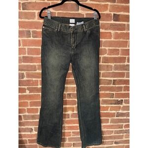 Vintage Calvin Klein Jeans Women's Sz 10 Relaxed Straight Fit Dark‎ Wash Denim